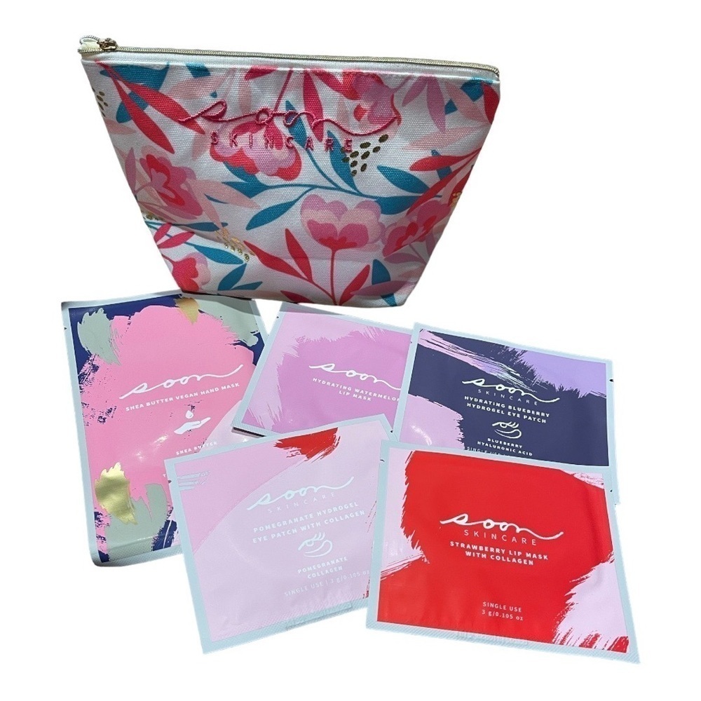 Soon Skincare Face & Hand Mask set With Bag